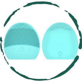 Rechargeable Silicone Facial Cleansing Brush - Waterproof IPX7 Electric Face Scrubber & Sonic Massager for Deep Cleansing, Exfoliation