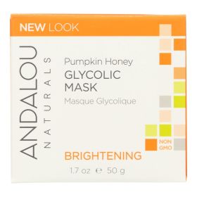 Andalou Naturals Glycolic Brightening Mask Pumpkin Honey - 1.7 Fl Oz