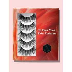 Premium Faux Mink MK-06 (Option: 5 pairs)