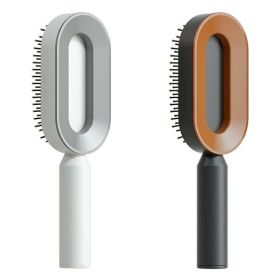 Self Cleaning Hair Brush For Women One-key Cleaning Hair Loss Airbag Massage Scalp Comb Anti-Static Hairbrush (Option: Set N)