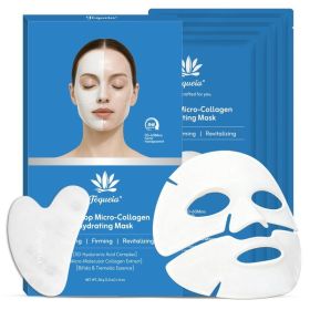 TEQUEIA Collagen Night Wrapping Mask - Bifida Ferment & Pro-Xylane Barrier Recovery For Glass Skin - 4 Sheets (Option: 4 box 16 tablets)