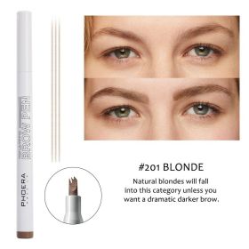 New Long Lasting Ultra-Fine Four-Comb Eyebrow Pencil (Option: Blonde)