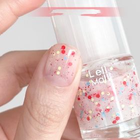 Water-based Tearable Nail Polish Baking-free And Tasteless (Option: H08 Taoyao)