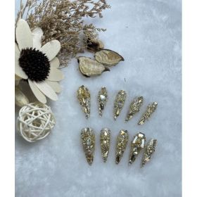 Handmade Wear Nail Luxury Elegant Advanced Heavy Industry Long Manicure (Option: Long Tip-S)
